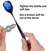 WIN.MAX Darts with plastic tip for electronic dartboard, 12 pieces,