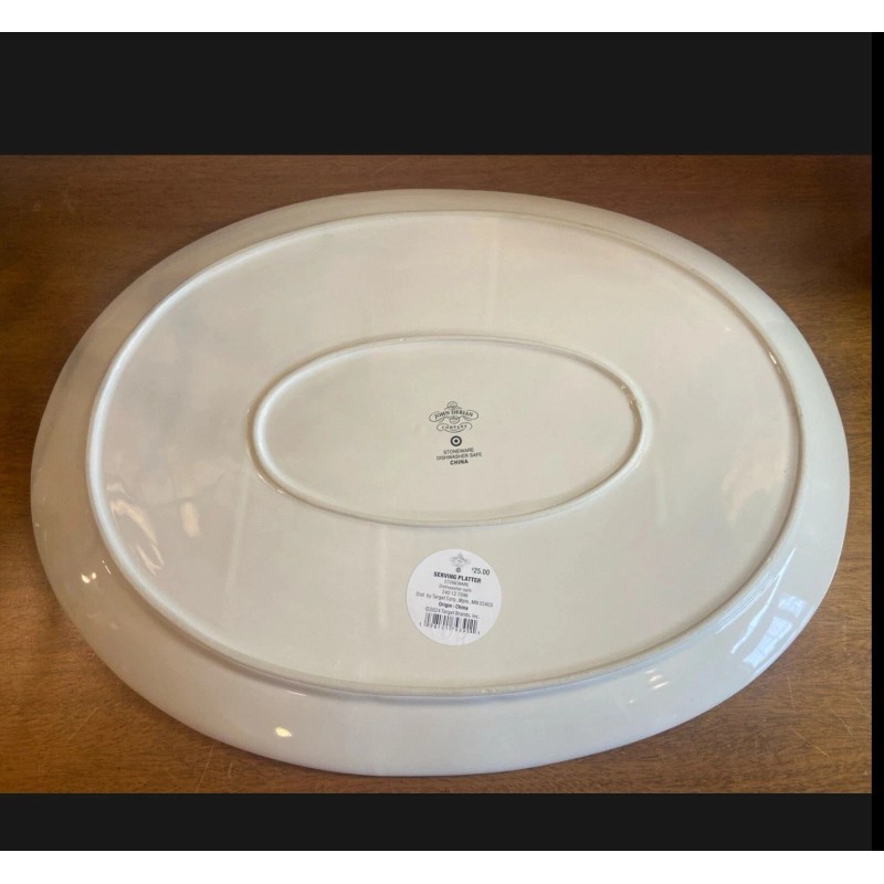 Target John Derian for Target Turkey Oval Stoneware Serving Platter