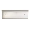 Aluminum Nameplate Holder, New, Modern Design, 8" x 2" (Silver,