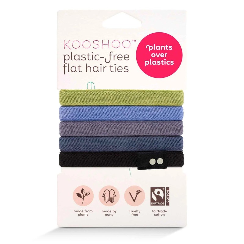 Kooshoo Cotton Organic Hair Ties, Blonde
