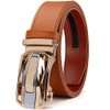 DOOPAI Men's Automatic Belt Leather Belt Men's Ratchet Belt Wide