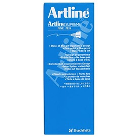 artline Supreme Fineliner Pen 0.4Mm Red (102102) , Box 12