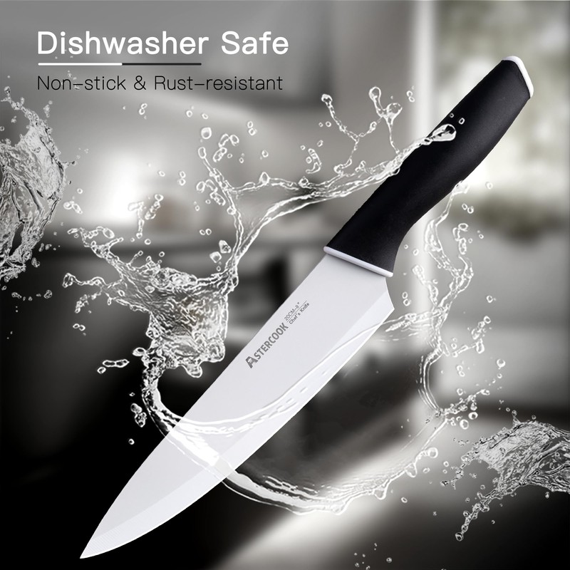 Astercook Knife Set, 14 Pieces Kitchen Knives Set with Healthy