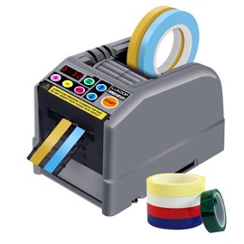 Automatic Tape Dispenser Ribbon Cutting Machine, 39" MAX Cutting Length, Electric Tape Cutting Machine 2.36" Width Tapes, Manual & Auto Modes