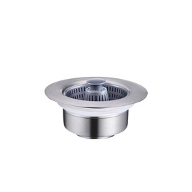 3 in 1 Kitchen Metal Sink Drain Strainer Set - Upgraded Stainless Steel Drain Stopper Combo, Pop Up Sink Stopper