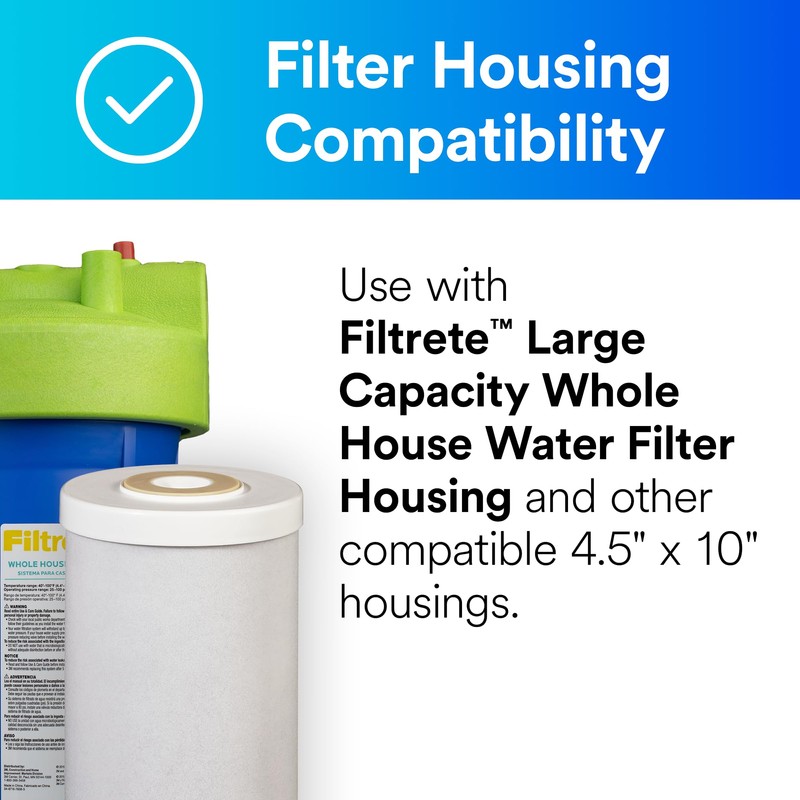 Filtrete Large Capacity Granulated Activated Carbon Whole House Water Filter