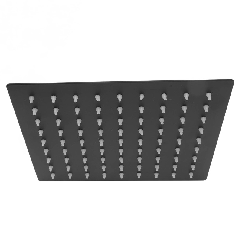 Stainless Steel Rainfall Shower Head Bathroom Square Top Ceiling Mount