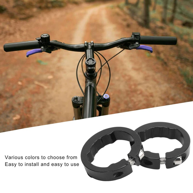 Tomotato 2-Piece Circlips for Bicycle Handlebar Grips, Aluminium Alloy Bicycle
