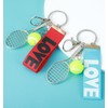 ValueBargain Tennis Key Chain, Tennis Keychain, Cute Sports Gift for