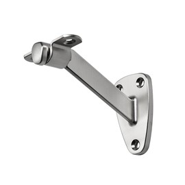 ZAUYX 5 Pack 4 Inch Brushed Satin Nickel Handrail Stair Support,Heavy-Duty handrail Bracket,Stair handrail Stair Support,Bearing Capacity and Suitable for Stairs,corridors,Shopping malls,Buildings