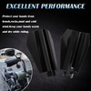 PBYMT Gloss Black Coffin Cut Handguards Hand Guards Compatible for