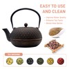 YJX 60.9oz Large Cast Iron Teapot for Stovetop Safe, 6