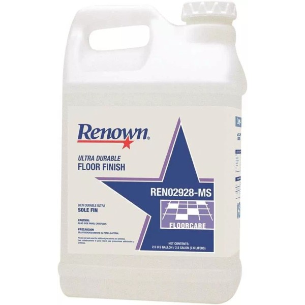 Renown Ultra Durable Floor Finish, 2.5 Gal. Part # 111484