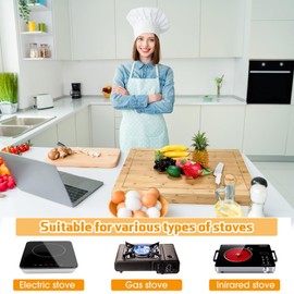 Honeydak Stove Top Covers for Gas Stovetop, 21.65'' x 29.53'' Stove Cover Boards Noodle Board for Gas Burners, Extra Countertop Space