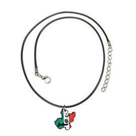 Generic Mexico Pendant Necklace Bracelet Neck Wrist or Ankle Yazzle Dazzle Set of 2 Jalisco, Adult