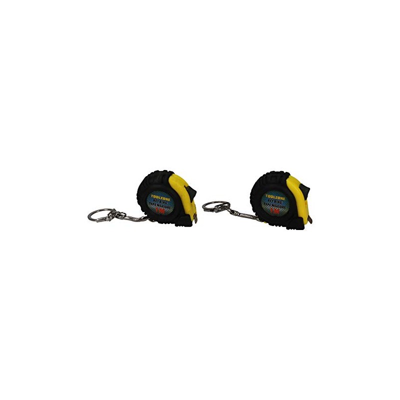 2 x 1 Metre Key Ring Tape Measures Measuring Metric