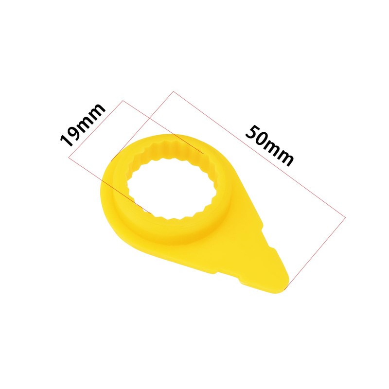 SING F LTD 20PCS 19MM Yellow Wheel Nut Indicators Wheel