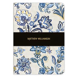 Museums & Galleries Paisley Floral Matthew Williamson Design A5 Journal - Softcover Notebook - 148 x 210mm - Artistic Stationery
