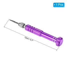 PATIKIL Badmin Tong Grommet Remover Stainless Steel Racket Eyelet Nail Cone Badmin Tong Racket Tool Accessories Purple