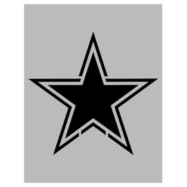 Texas Star Reusable Stencil (8.5" x 11" Sheet) for Painting on Walls, Wood, Arts and Crafts (My Custom Stencils)