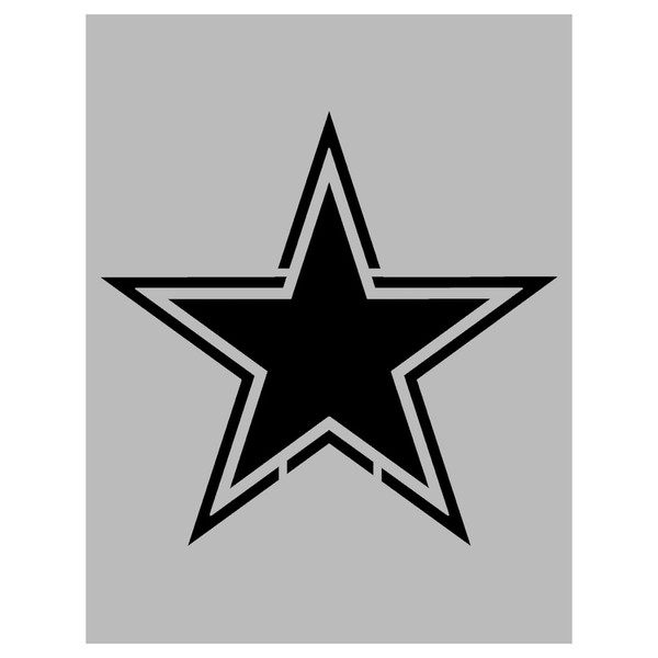 Texas Star Reusable Stencil (8.5" x 11" Sheet) for Painting