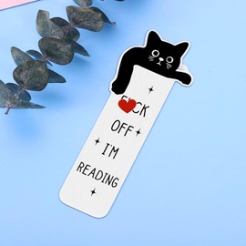Stocking Stuffers for Women Men, Cat Bookmark Page Markers, Christmas Gifts for Girlfriend, Xmas Gifts for Wife from Husband Gift, Spicy Bookmark for Book Lovers, Smutty Bookmarks for Reading Women