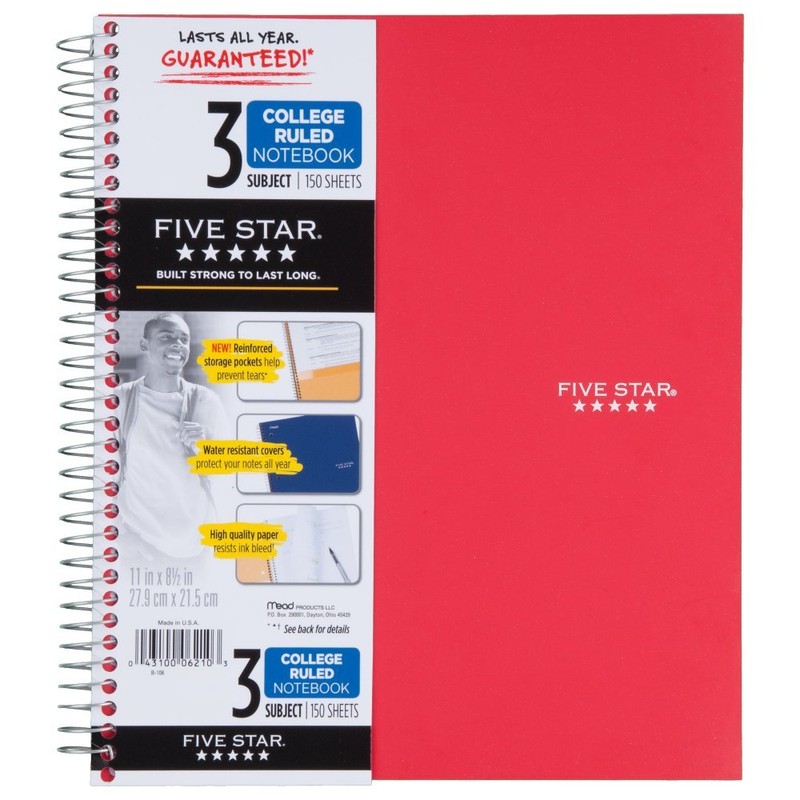 Five Star Wirebound Notebook