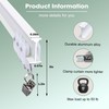 Cbsroro Flexible Bendable Ceiling Curtain Track, Room Divider Curtain Rod
