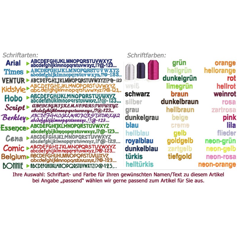 Classic Face Cloth Embroidered with Name (16 Colours to Choose