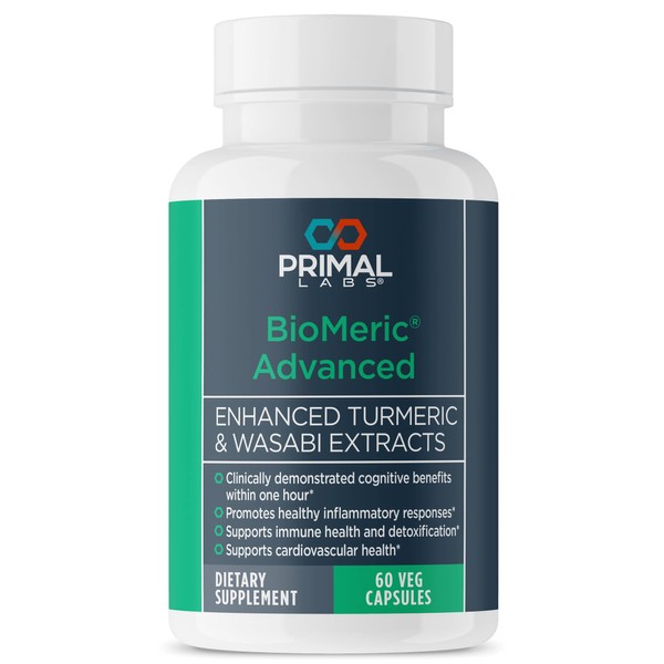 BioMeric Advanced - with Turmeric Curcumin and Wasabi Extracts - 60 Capsules
