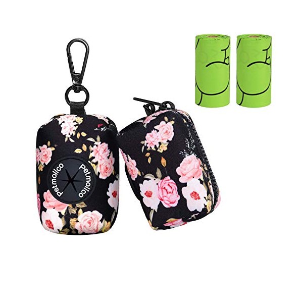 Petmolico Dog Poop Bag Holder Leash Attachment, Dog Waste Bag