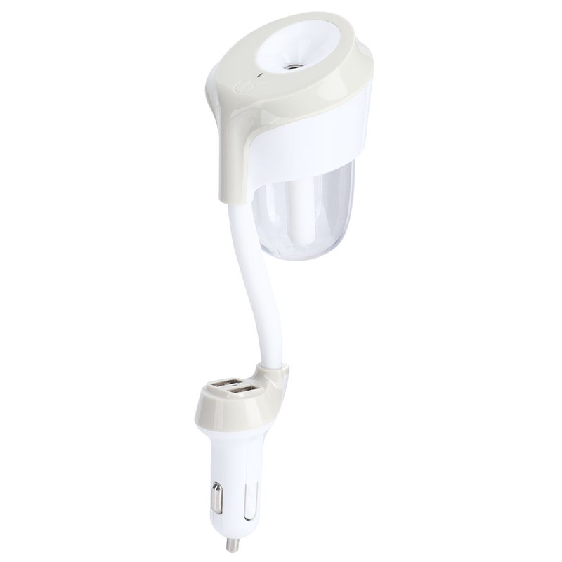 Car Air Humidifier Purifier Aroma Diffuser with USB Charging Port