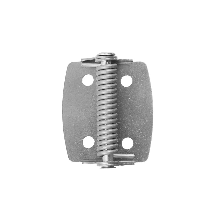 Mewutal 2pcs Adjustable Spring Hinges Stainless Steel Self-Closing Door Hinges