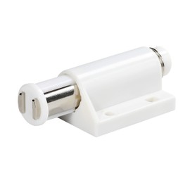 Rok Hardware Magnetic Kitchen Cabinet Furniture Door Touch Push to Open Latch Catch (50 Pack, White)
