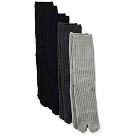 Kuchigomo Kaikaku Men's Tabi Crew 4-Pair Set, Loose Cuffs, Outer Surface, 100% Cotton, Soft Leather Cuffs, Rib