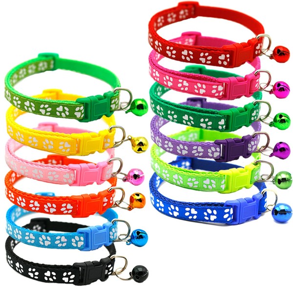 12pcs Puppy Collars, Cat Collar, Puppy Collars 8 Weeks,Adjustable Puppy