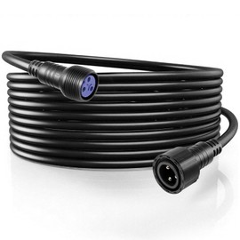 Waterproof Power Cable, 3 Pin 13AWG 2.5mm2 Waterproof Connector Power Extension Cable, 5m 16.4ft IP65 Par Light Outdoor Power Cord for Powercon Connector Output Hand in Hand Stage Lights
