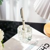 QFkris Fancy Crystal Single Pen Holder for Desk, Glass Fountain