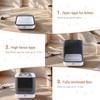 Foldable Cat Litter Box, Fully Enclosed Litter Box with Lid,