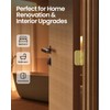 AmzGod Gold Door Hinges - 24 Pack 3.5 Inch Rounded