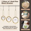 Baderke 7 Pcs Gold Kitchen Accessories Includes Stainless Steel Colander