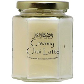 Creamy Chai Latte Scented Candle | Nutmeg, Cinnamon and White Tea | Hand Poured in The USA by Just Makes Scents