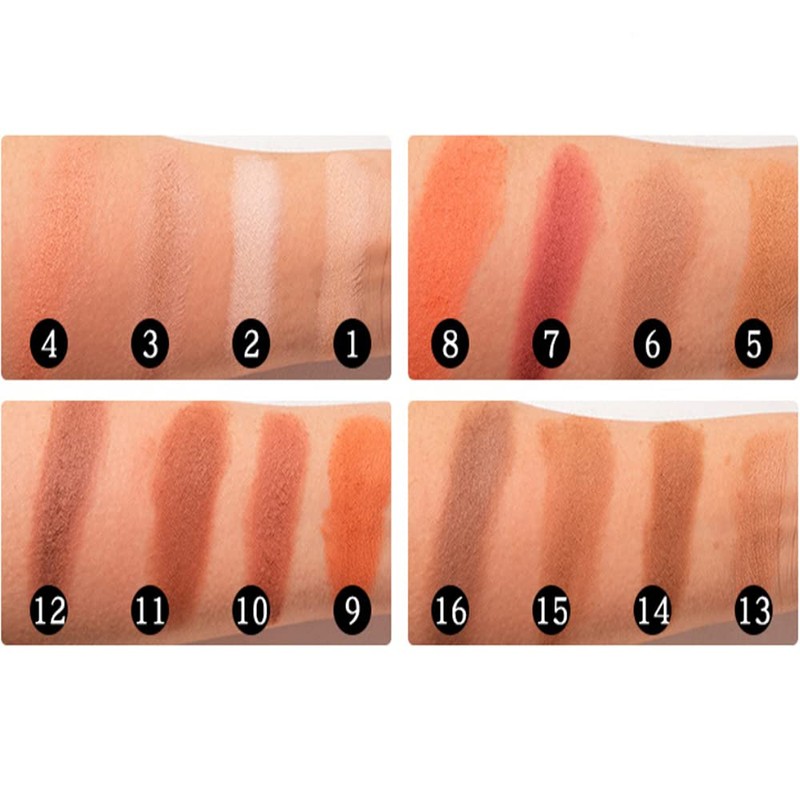 16 Colors Eyeshadow Palette, Professional Matte Eyeshadow Makeup Palette Pigmented