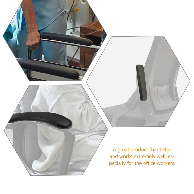 Operitacx 1 Pair of Armrests Cushion Armrest Pads Armrests for