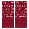 SKL Home Snowflake Winter Dish Towel Set, 18x28