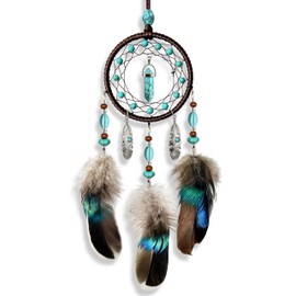 Dream Catcher for Car,Handmade Knitted Boho Car Mirror Hanging Accessories