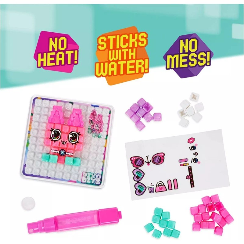 Pixobitz Pack De Cubos Color Metalico Para Armar Figuras