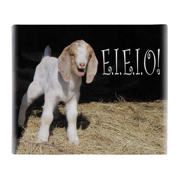 Baby Goat E.I.E.I.O! Throw Blanket