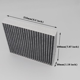 REBOCK CR16000 Cabin Air Filter With Activated Carbon Replacement for OUTLANDER/ECLIPSE CROSS/LANCER, OEM 7803A004/CA550045/7803A045/7803A109/52091572/84384A500A