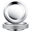 Set of 20 Wine Bottle Coaster Smooth Stainless Steel Coasters